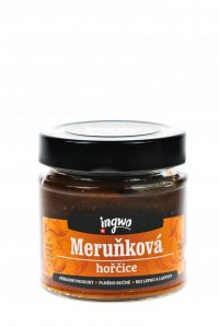Meruňková hořčice - sladká lehce pikantní, 200 ml, pasterováno - INGWO ČR