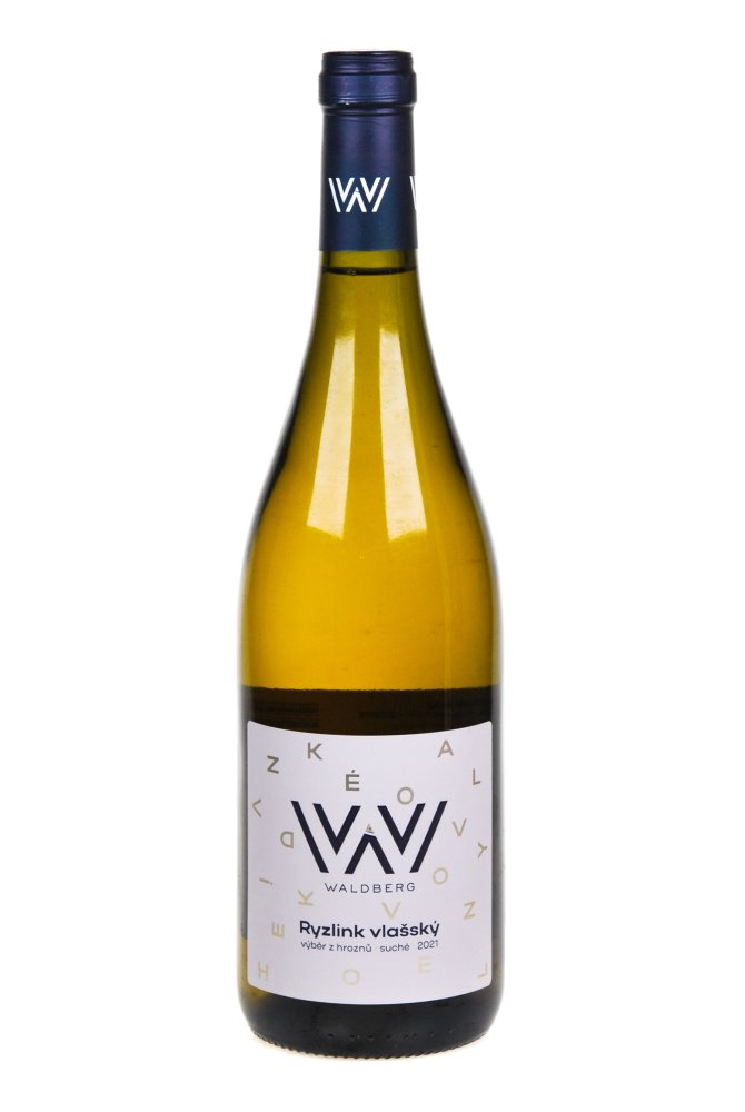 Ryzlink vlašský, výběr z hroznů, suché víno, 2021 - Waldberg