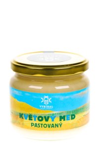 Med květový, pastovaný ze Znojemska od včelařů bratrů Vybíralových - 500 g