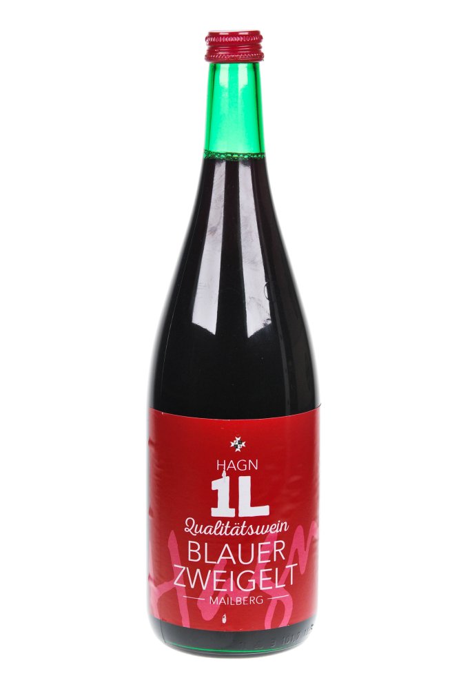 Blauer Zweigelt, qualitätswein, suché víno, 1 l,  HAGN, AT