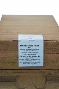 Rosé Zweigeltrebe, zemské, polosladké víno, 2021, Bag in Box 5 litrů - Líbal