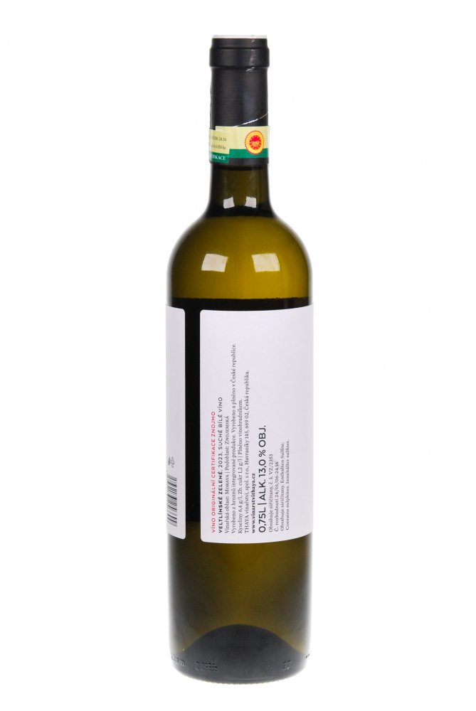 Veltlínské zelené, VOC, suché víno, 2023 - Thaya