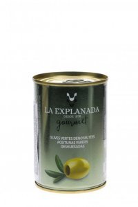 Olivy LA EXPLANADA zelené ve slaném nálevu bez pecky 120g