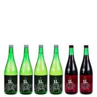 Šest litrovek z vinařství HAGN. 2 x Veltlín, 2 x polosuchý Prälat a 2 x dobré červené