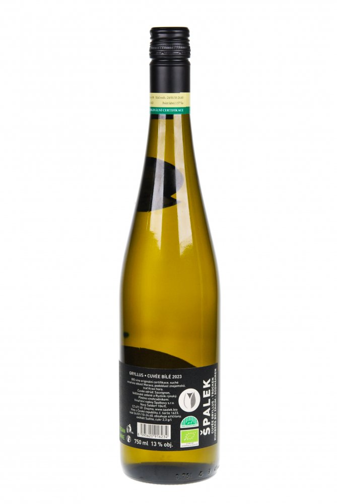 Gryllus Cuvée, VOC, suché víno, BIO, 2023 - Špalek
